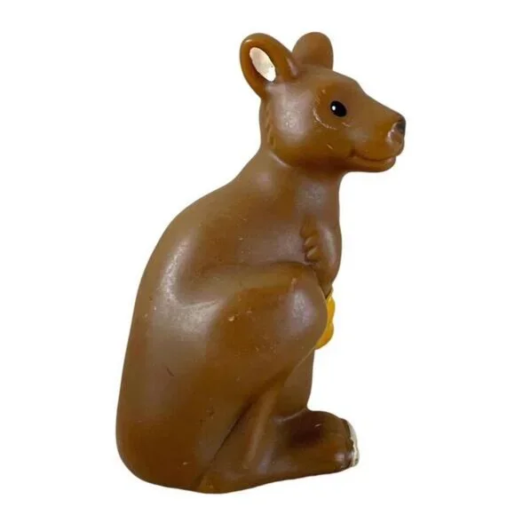 Fisher Price Little People 2.5inchBrown Kangaroo And Joey Baby Animal Figure 201 - Picture 2 of 5